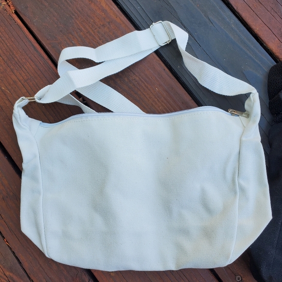 NWOT Set Of 2 Teddy Bear Canvas Bags - Picture 7 of 11